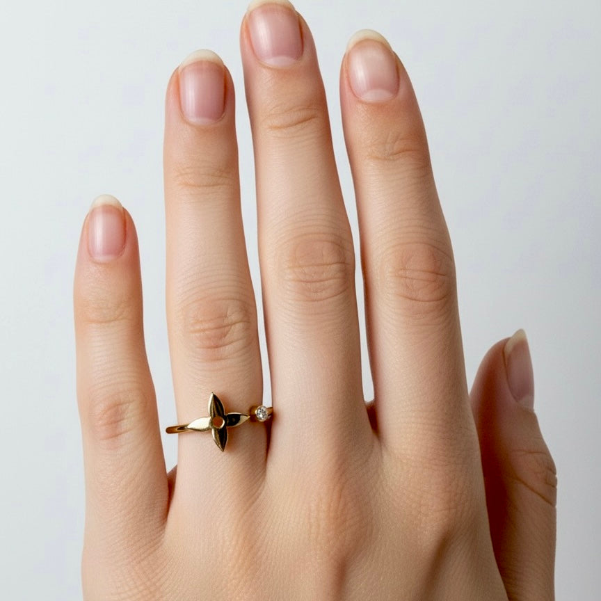 Open Flower Ring